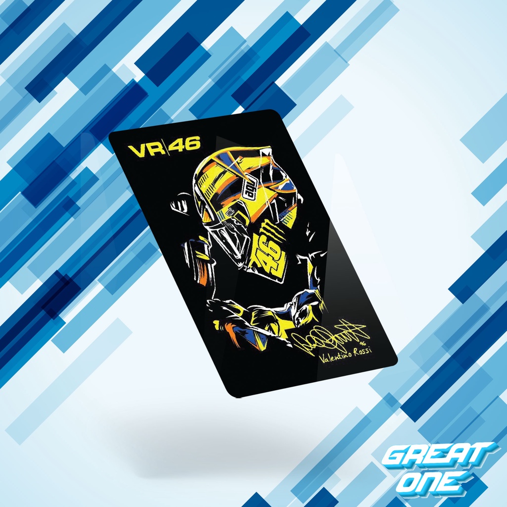 VR46 ฝาครอบการ์ด Skin Access Touch n Go Skin ATM Bank Debit Credit TnG การ์ดสติกเกอร์
