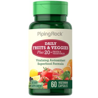 Piping Rock Daily Fruits and Veggies 60 Vegetarian Capsules