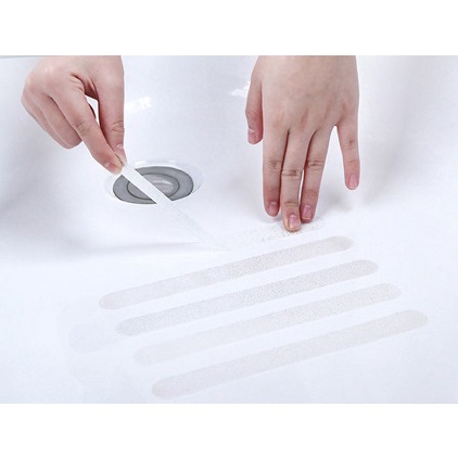 ส่งไว มีของแถม แผ่นกันลื่น สติ๊กเกอร์กันลื่น กันลื่น ห้องน้ำ กันลื่นบันได ห้องครัว นั่งเล่น บันได - รูปที่ 4