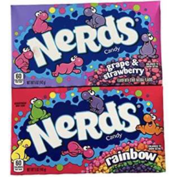 Nerds Candy แบบกล่อง 141g. มี 2 รส สินค้านำเข้าจากอเมริกา