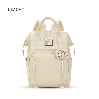 Leacat Simple and cute womens backpack 14inch laptop backpack large capacity waterproof travel backpack