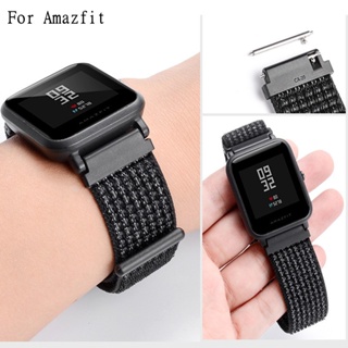 สายนาฬิกาข้อมือไนล่อน 20 มม. 22 มม. สําหรับ Amazfit GTS 2 2e 3 GTS2 Mini GTR 3 pro 47 มม. GTR2 2e stratos 2 3