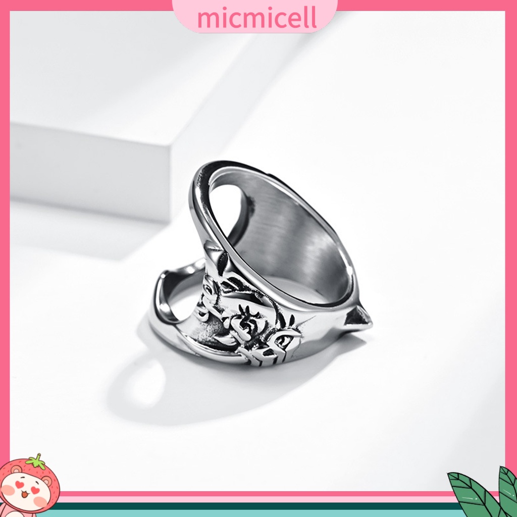 (micmicell) แหวนเหล็กไทเทเนียม ป้องกันการเสียรูป สําหรับเปิดขวด