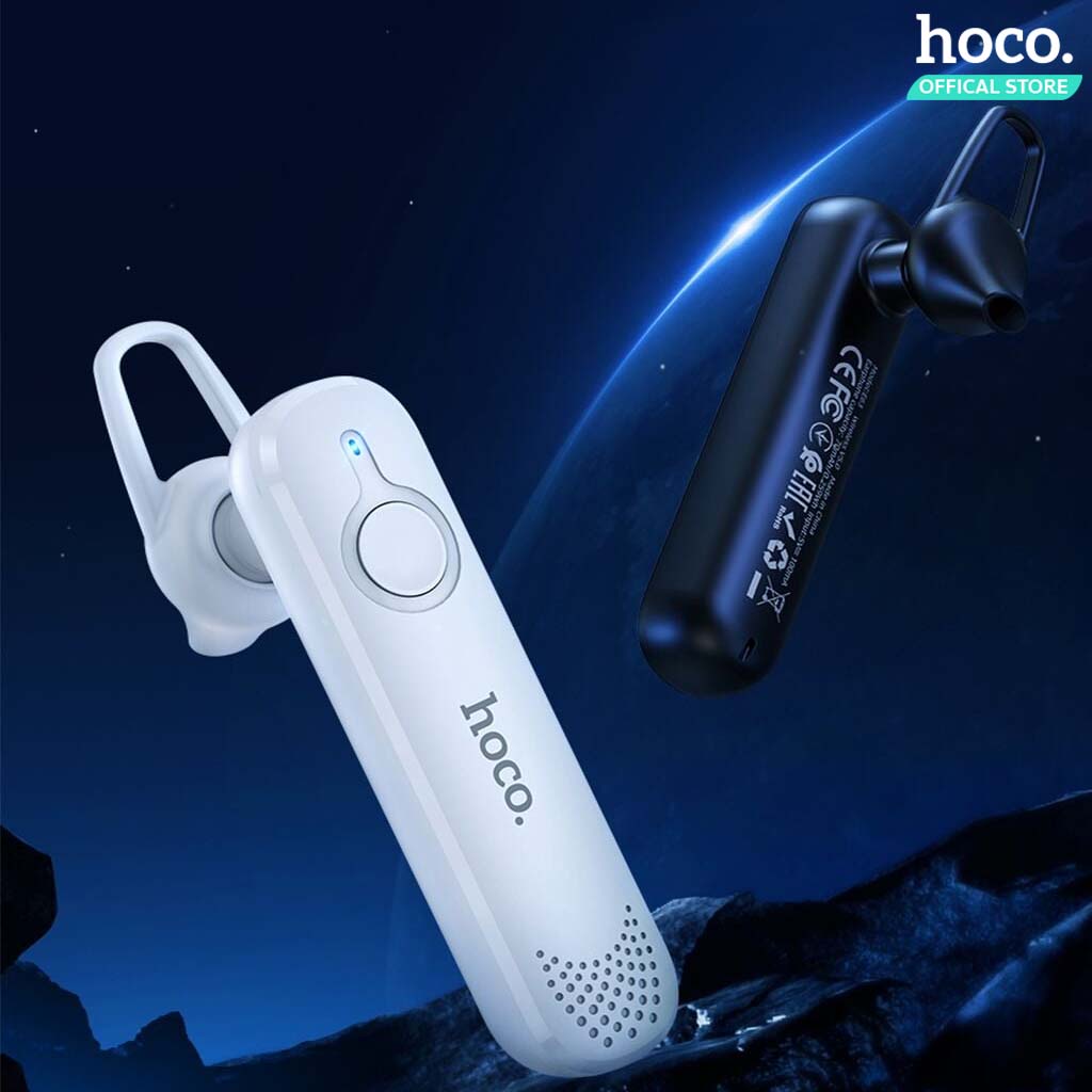 HOCO E63 หูฟังโมโน หูฟังบลูทูธ สมอลทอล์ค BT v5.0 แบตทน คุยสายได้ต่อเนื่อง 6 ชั่วโมง หูฟัง Diamond Bluetooth headset hc3