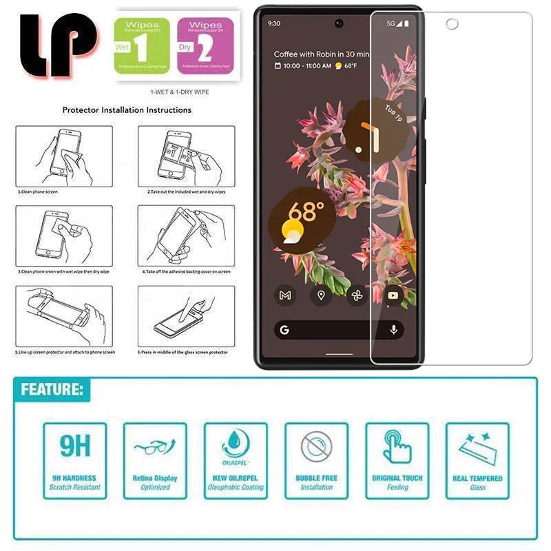 LAYAR LP HD Tempered Glass Google Pixel 7 5G - Anti-Scratch Screen Fit Cover Screen Protector Clear