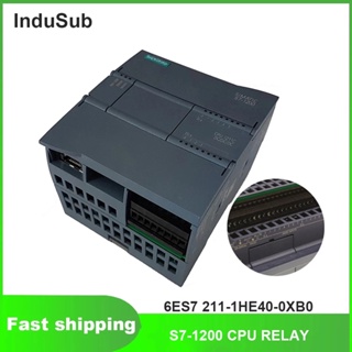 ใหม่ ของแท้ ตัวควบคุมลอจิก ตั้งโปรแกรมได้ 6ES7211-1HE40-0XB0 PLC SIMATIC S7-1200 CPU 1211C