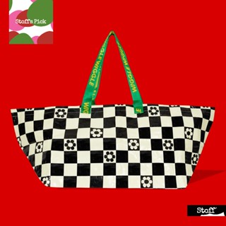 [STOFFXSEOUL] Wiggle Wiggle TARPAULIN BAG - Checkerboard ผลิตในเกาหลี