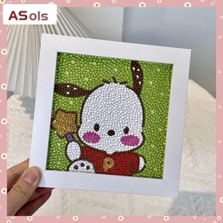 [ASols] ภาพวาดเพชร DIY，ภาพวาดปักเพชร แฮนด์เมด Diy ของเล่นเสริมการเรียนรู้ สําหรับเด็ก