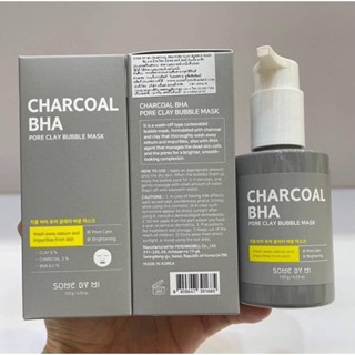 มาส์ก Some By Mi Charcoal BHA Pore Care Bubble Mask 120g.