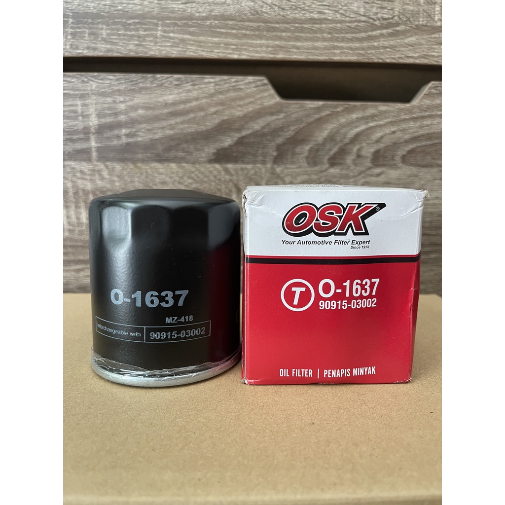 กรองน้ํามันเครื่อง O-1637 / 90915-03002 / C-142/ 90915-YZZE1/ 90915-YZZD2