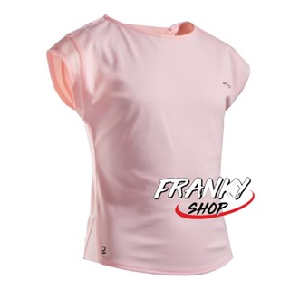 เสื้อยืดเทนนิสเด็กผู้หญิง Girls Tennis T-Shirt TTS500