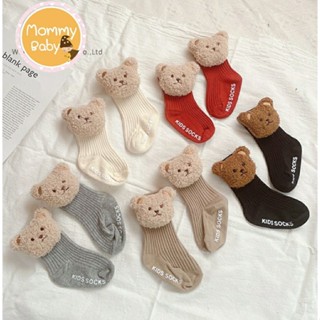 AM🐻BB bear sock ถุงเท้าน้องหมี เเรกเกิดถึงหนึ่งปี