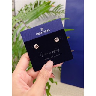 💥ลดแรง ต่างหูSwarovski💥 Angelic: Stud Earrings Square, Blue พร้อมใบรับประกัน 2 ปี