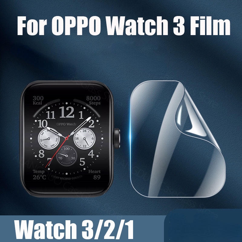 ฟิล์มไฮโดรเจล TPU นิ่ม กันรอยหน้าจอ สําหรับ OPPO Watch Free 2 3 Pro 46 มม. 42 มม. 41 มม. OPPO Band 2