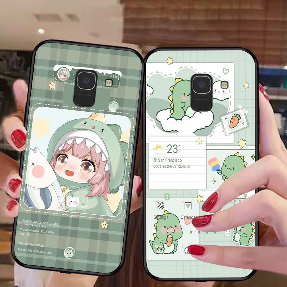 Samsung j6 2018 / ss j6 plus / ss j6+ / ss a8 2018 / ss a8 plus เคสโทรศัพท์ din happy