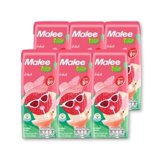 มาลี ทรอปิคอล น้ำลิ้นจี่20% ขนาด 180ml ยกแพ็ค 6กล่อง MALEE TROPICAL LYCHEE JUICE LYNCHEE