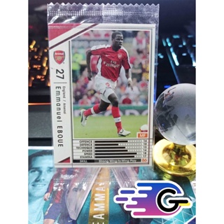 การ์ดนักฟุตบอล 2008-09 Panini WCCF Intercontinental Clubs Emmanuel Eboué (การ์ดเก่ามือ 1)