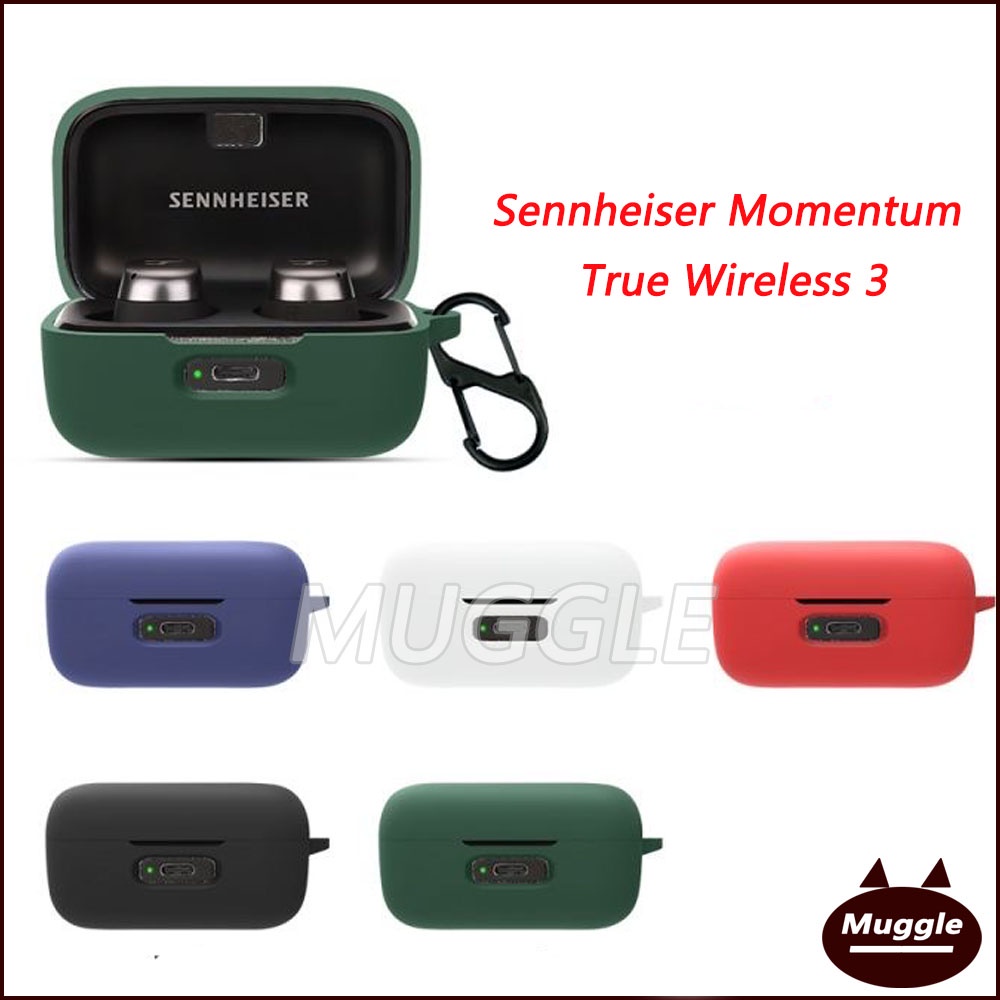 เคส Sennheiser Momentum True Wireless 3 Sennheiser เคสซิลิโคน ป้องกันหูฟัง สําหรับ Momentum True Wireless 3