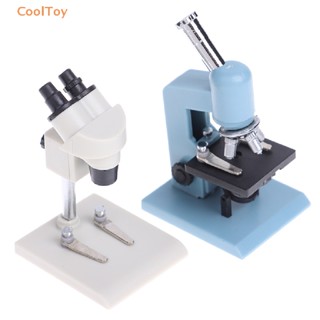 Cooltoy โมเดลกล้องจุลทรรศน์จิ๋ว 1:12 ของเล่น สําหรับตกแต่งบ้านตุ๊กตา