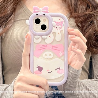 เคสโทรศัพท์มือถือ แบบนิ่ม ลายการ์ตูนมอนสเตอร์น่ารัก สีชมพู สําหรับ iPhone 14 13 12 11 Pro Max Xs Max Xr X 7 8 6 6s Plus