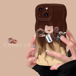 เคสโทรศัพท์มือถือ ลายการ์ตูนหมีกาแฟ สําหรับ Huawei P20 P30 P30PRO P30LITE P40 P40PRO P50 P50PRO MATE20 MATE20PRO MATE30 MATE30PRO MATE40 MATE40PRO MATE50 MATE50PRO