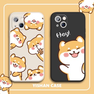 Shiba inu cartoon~เคสไอโฟน iPhone Xr Xs X max เคสมือถือ 8พลัส 12 14 13 pro max 11 pro 7 8 เคส 8plus นิ่ม 7plus TPU cover