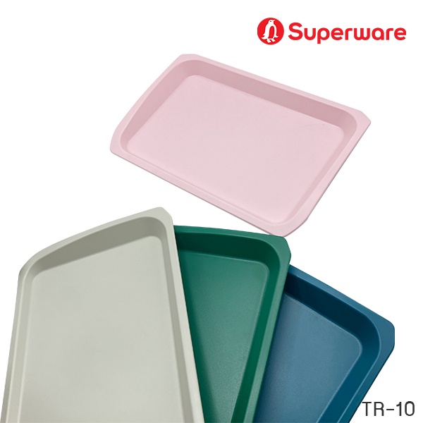 Srithai Superware ถาดเสริฟพลาสติก ถาดยกอาหาร Plastic Serving Trays TR-10 (ABS)