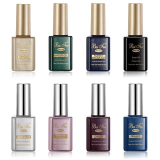 Baifen ฝาทอง รุ่นใหม่ ของแท้ Top Coat Base Coat ท็อปหนา ท็อปแก้ว ไล่ความชื้น