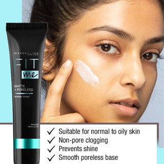 แท้ทั้งร้าน !! แบ่งขายไพรเมอร์คุมมัน MAYBELLINE FIT ME PRIMER SPF20 ไพรมเมอร์เมเบลลีน