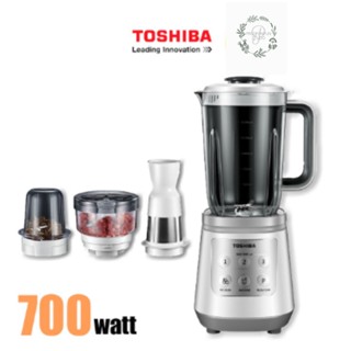 TOSHIBA เครื่องปั่น ขนาด 700 w พร้อมโถบดสับ รุ่น BL-T70PR2