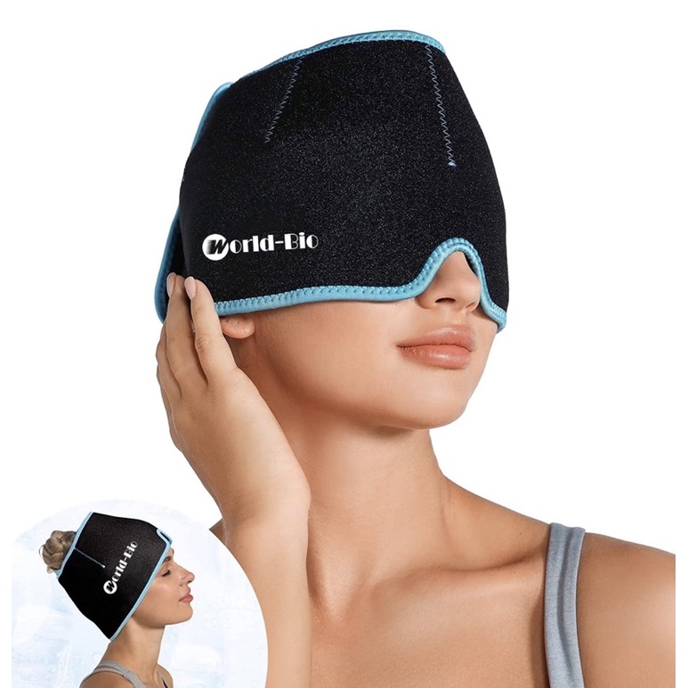 Cooling Migraine Relief Headache Reliever Reusable Ice Pack Heat Pack, Cold Compression Relief for M