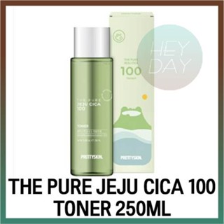 [Pretty Skin] Pure Jeju Natural Cica โทนเนอร์บํารุงผิว 100 โทนเนอร์ 250 มล. โทนเนอร์บํารุงผิว ซิก้า แพ็คผิว ดูแลผิวประจําวัน ให้ความชุ่มชื้น