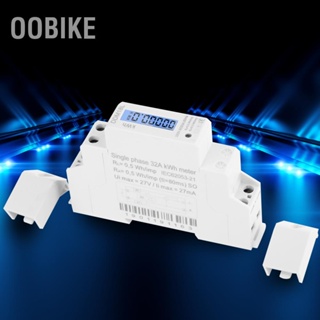 Oobike เครื่องวัดพลังงานไฟฟ้า หน้าจอ Lcd ดิจิทัล เฟสเดียว 1P