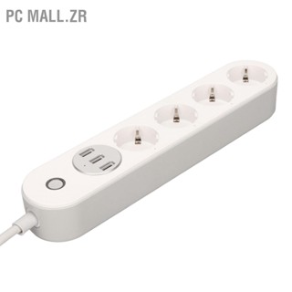 Pc Mall.Zr รางปลั๊กไฟอัจฉริยะ Wifi 4 Ac 3 พอร์ต Usb ปลั๊ก Eu 100‐240V สําหรับบ้าน