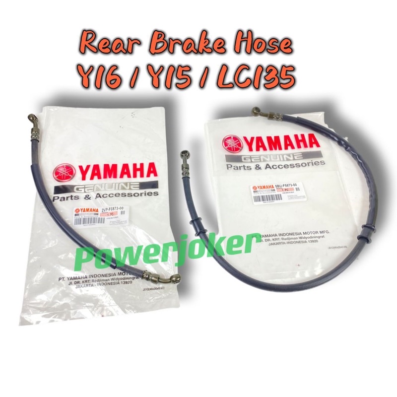 Y16 Y16ZR/Y15 Y15ZR/LC135 5S/Y125Z ZR 125Z R ด้านหลัง Belakang เบรคปั๊มท่อดิสก์เบรกท่อ Payp Minyak B