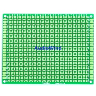 ( 5 pcs/lot ) Double-Side Prototype PCB,Universal Board, 70x90mm.