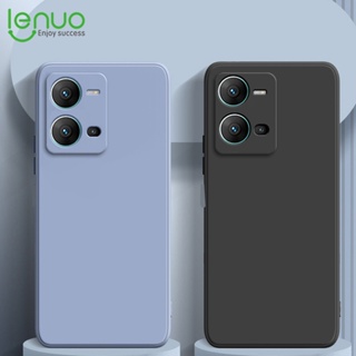 Lenuo เคสโทรศัพท์ ซิลิโคนนิ่ม กันกระแทก สีแคนดี้ สําหรับ Vivo Y16 Y35 Y22 Y22S