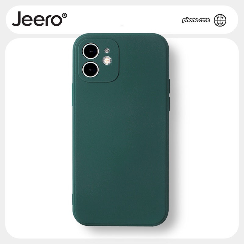 JEERO เคสไอโฟน เคสซิลิโคนนุ่มกันกระแทก เคสโทรศัพท์ Compatible for iPhone 16 15 14 13 12 11 Pro Max SE 2020 X XR XS 8 7 ip Plus YCS15
