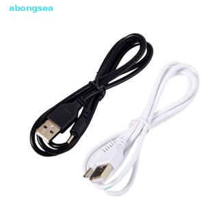 Abongsea สายชาร์จ USB หัวกลม ขนาดเล็ก เส้นผ่าศูนย์กลางด้านนอก 2 มม. 1 เมตร 1 ชิ้น