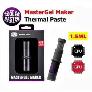 Silicone (ซิลิโคน) COOLER MASTER MasterGel Maker (Flat Syringe) สำหรับ CPU/GPU THERMAL GREASE ประสิทธิภาพการถ่ายเทความร้