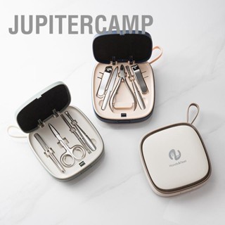 Jupitercamp ชุดกรรไกรตัดเล็บ สเตนเลส สองด้าน อเนกประสงค์