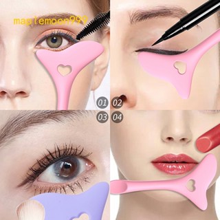 Silicone Eyeliner Stencils Wing Tips Marscara Drawing Lipstick Wearing Aid Face Cream Mask Applicator Makeup Tool