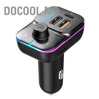 Docool Mo อะแดปเตอร์ชาร์จเครื่องเล่นเพลง Mp3 วิทยุ Fm Usb Type C สําหรับสมาร์ทโฟน เครื่องเล่นเสียง