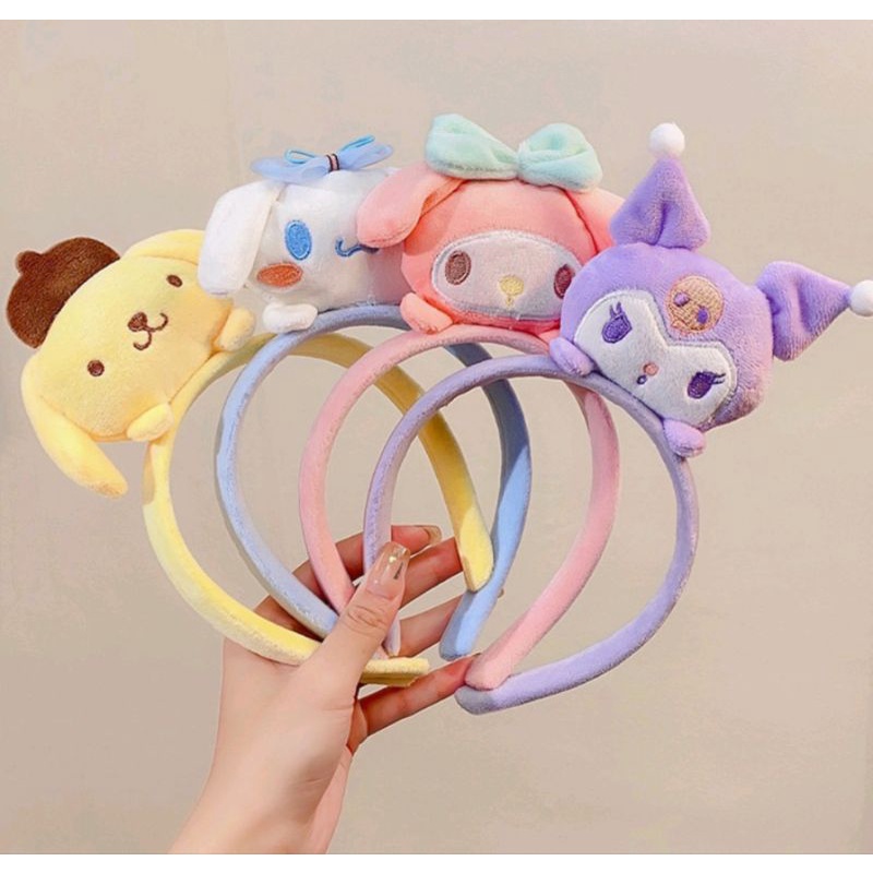 DK-คาดผมน้องๆซานริโอน่ารักใส่อ้อนแฟนคนไม่มีแฟนก็เศร้าหน่อยนะ✨(พร้อมส่ง)