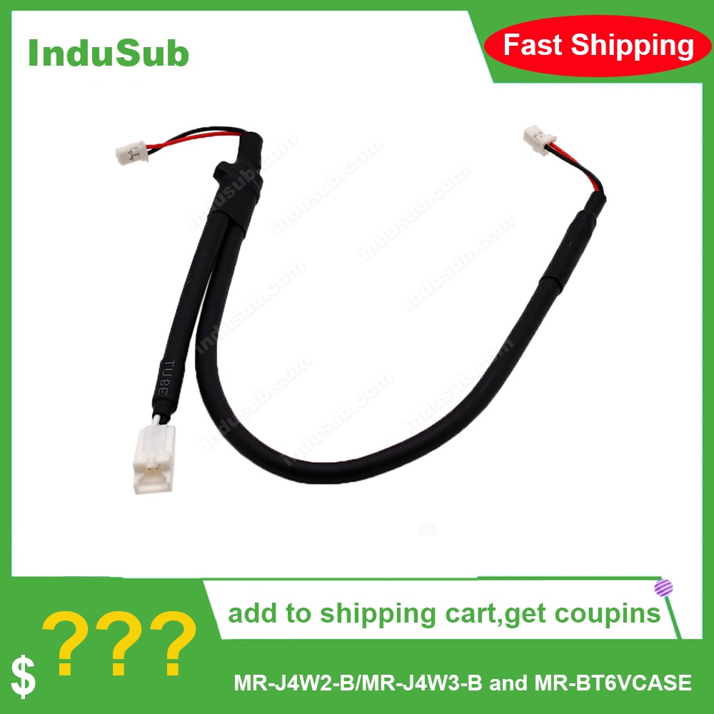 YTH MR-BT6VCBL1M สายแบตเตอรี่เชื่อมต่อ MR-J4W2-B/MR-J4W3-B และ MR-BT6VCASE 1m