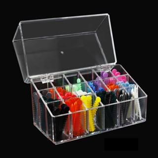 1pcs Dental Ligature Tie Box Arcylic ligature tie Organizer for ligatie Ligature Tie Holder case