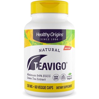 Healthy Origins Natural Teavigo 150 mg 60 Veggie Caps