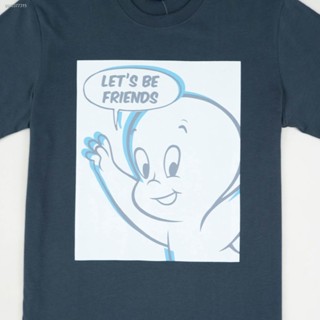 ส่งตรงจากกรุงเทพUniversal Studios Men Casper The Friendly Ghost  T-Shirt - เสื้อผู้ชายยูนิเวอร์แซล สตูดิโอ แคสเปอร์ สินค