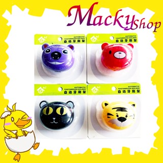 ที่เก็บที่เก็บแปรงสีฟัน ที่เก็บยาสีฟันติดผนัง กล่องเก็บแปรงสีฟัน กล่องเก็บ ที่เก็บแปรงสีฟันหัวการ์ตูน(คละลาย) T0464
