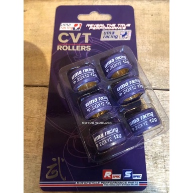 ลูกกลิ้งอุมา Yamaha NVX / AEROX NMAX EGO-LC EGO-GEAR NOUVO-LC SOLARIZ AVANTIZ CVT Roller RACING (ขายต่อชิ้น)